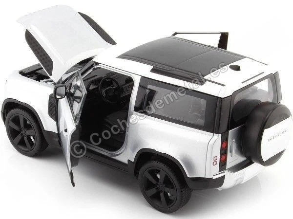 2020 Land Rover Defender Gris/Blanco 1:26 Welly 24110 - Imagen 4 de 4