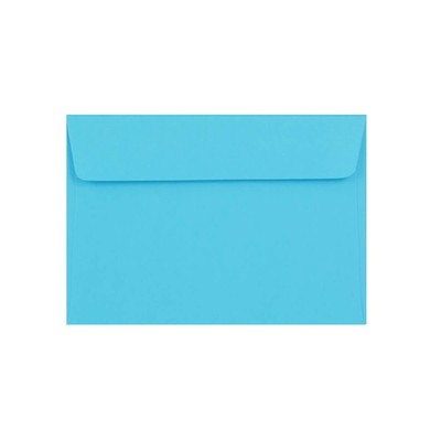 114 x 162 mittelblauer C6 Umschlag | abziehen/versiegeln | 120 g/m² gerade Klappe Umschlag