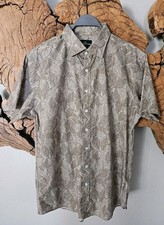 Rodd  Gunn  Whyndam  Short Sleeve Button  Up Sports Fit Shirt   Size Large