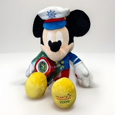 Macy's Holiday 2009 Sailor Mickey Mouse Talking Plush  Alarm Clock Set NEW NWT
