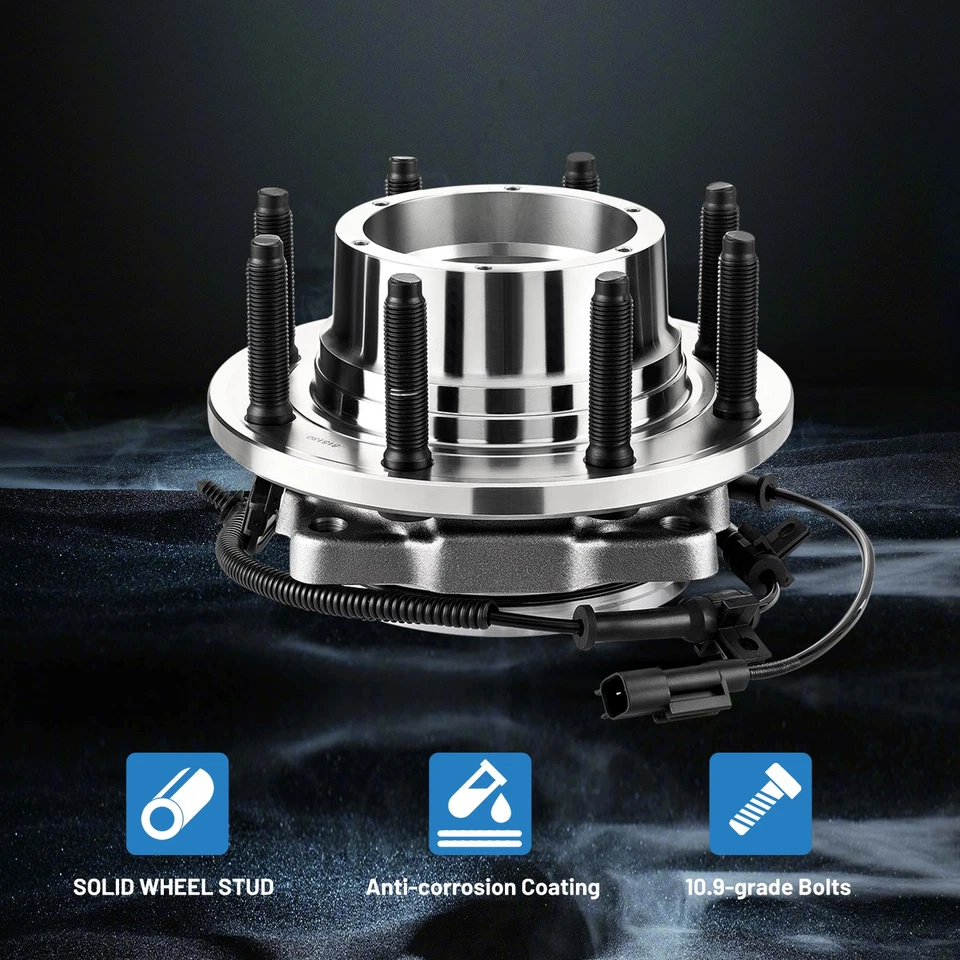 Juego de bujes de cojinetes de rueda delantera SRW 4x4 para Ford F-350 F-250 Super Duty 2011-2016 Foto 4 de 4