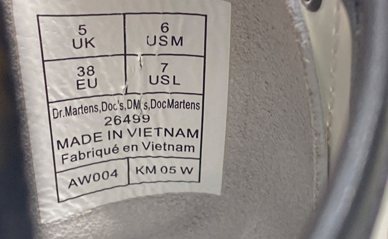 Dr. Martens White Solid Combat Boot Men 6 - image 6