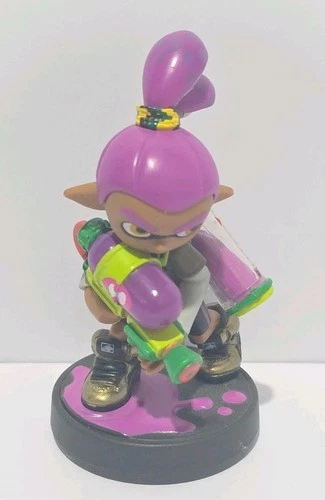 Purple Inkling Boy Amiibo Splatoon Alt Color Nintendo Figure Wii U Switch 3DS