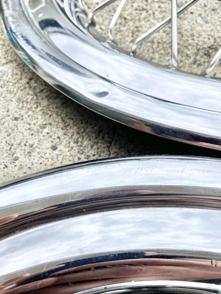 1956 Chevy Bel Air Wire Wheel Cover Accessory SET 4 - Image 3 of 4