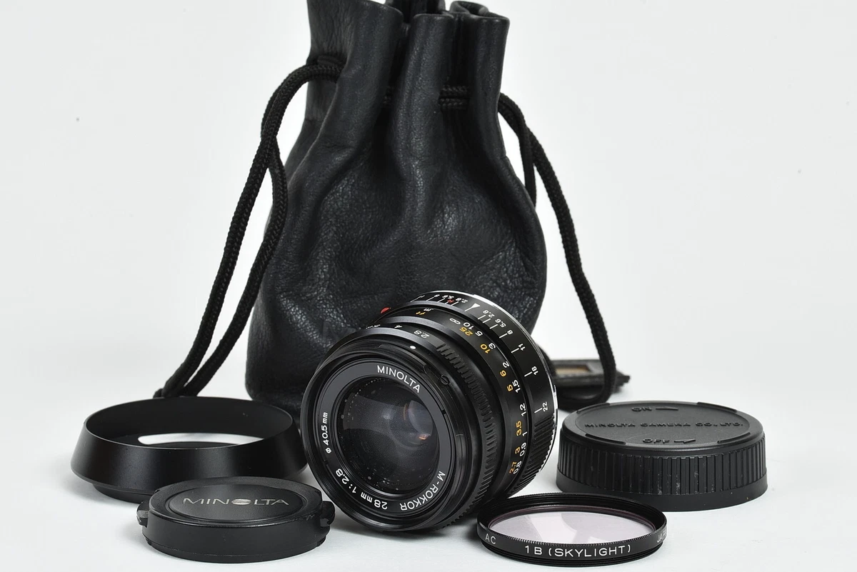 MINOLTA M ROKKOR 28mm F/2.8 Lens for CL CLE Leica M mount JAPAN [Good]  88-H06