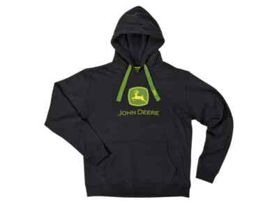 John Deere Schwarz Hoodie Sweatshirt Logo Geschenk Original MCL20150302