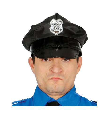 CAPPELLO DA POLIZIOTTO POLIZIA COSTUME TRAVESTIMENTO CARNEVALE HALLOWEEN |  eBay