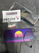 V1 Tech Synthwave Sunset GPU backplate with ARGB