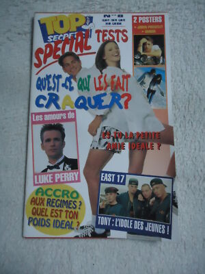 +TOP SECRETS 8/95 LUKE PERRY JASON PRIESTLEY EAST 17 