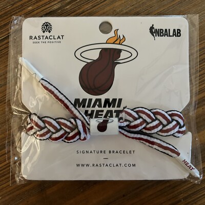 NBA: MIAMI HEAT Braided Rope Bracelet OSFA