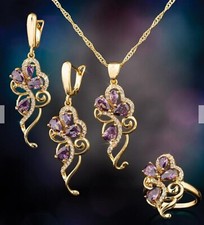 Stauer Dancing Iris Necklace (18 +2 extension...