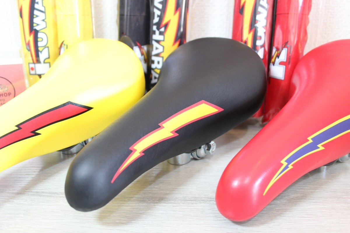 kuwahara bmx bike Lightning Saddle ＆ Flame Pad Set Old