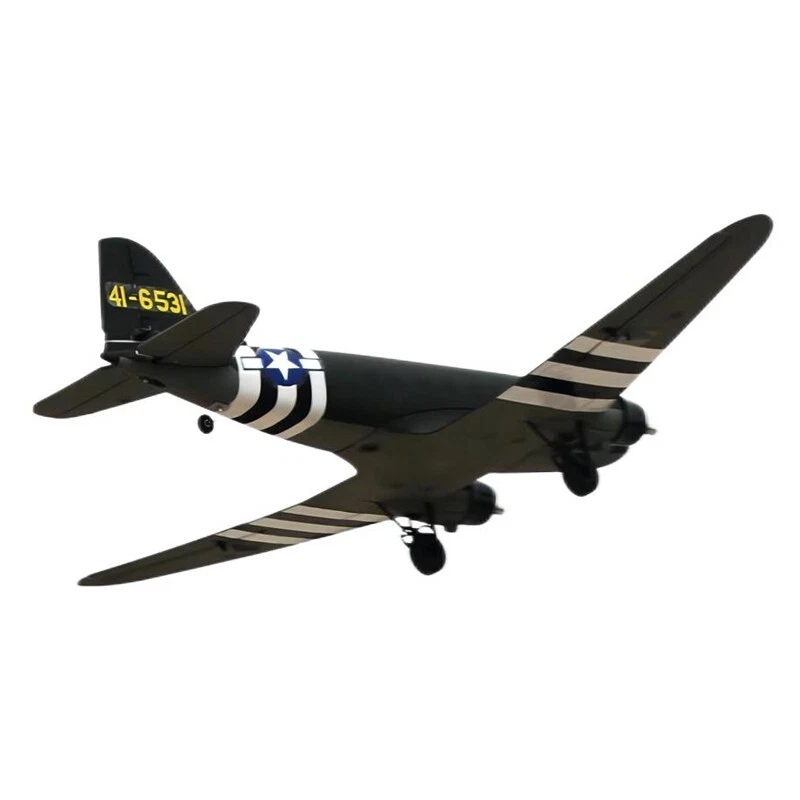 Dynam C-47 Skytrain V2 Green RC Warbird Plane 1500mm 59" Wingspan - Image 4 of 4