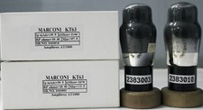 KT63 6F6G Marconi Black Coated Glass Amplitrex Tested Qty 1 Match Pair