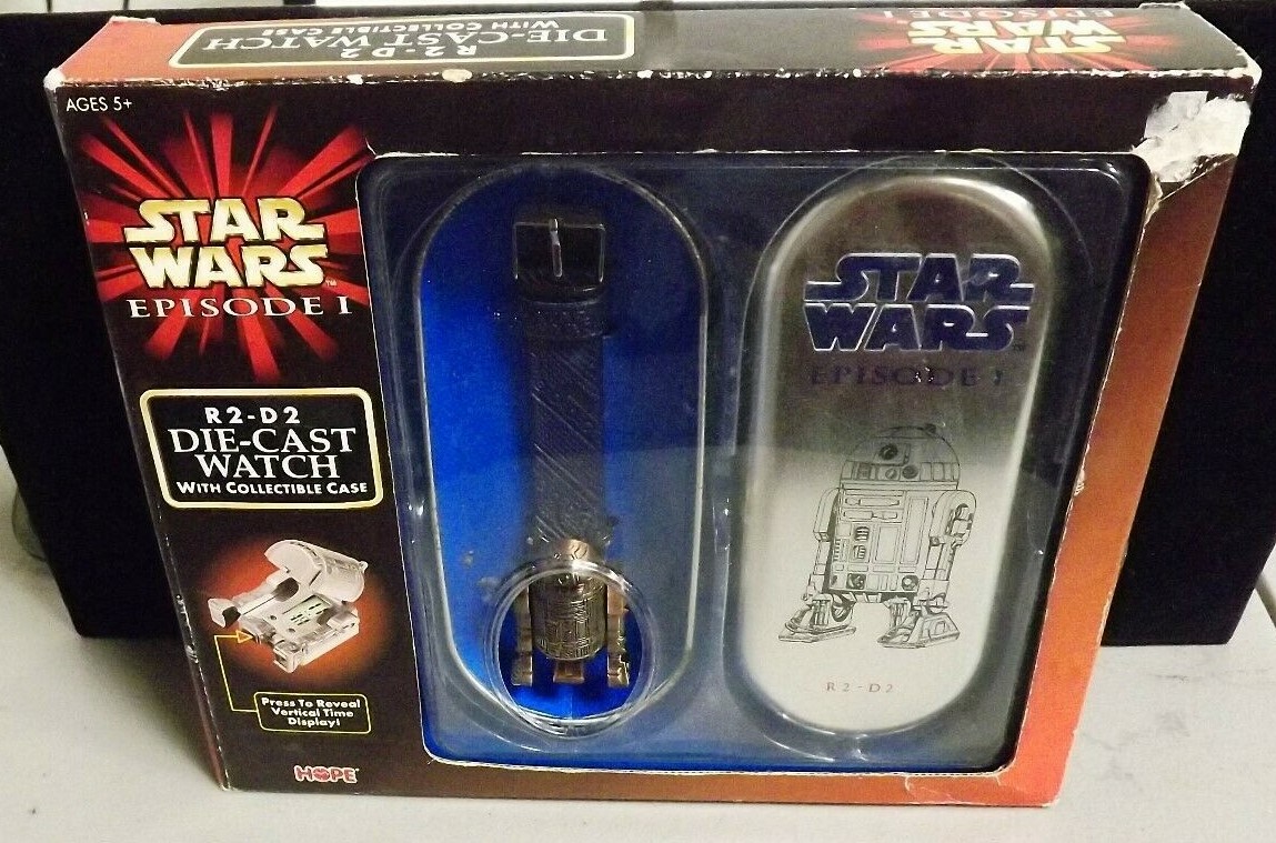 STAR WARS EPISODE 1 R2-D2 DIE CAST WATCH WITH COLLECTIBLE CASE | eBay