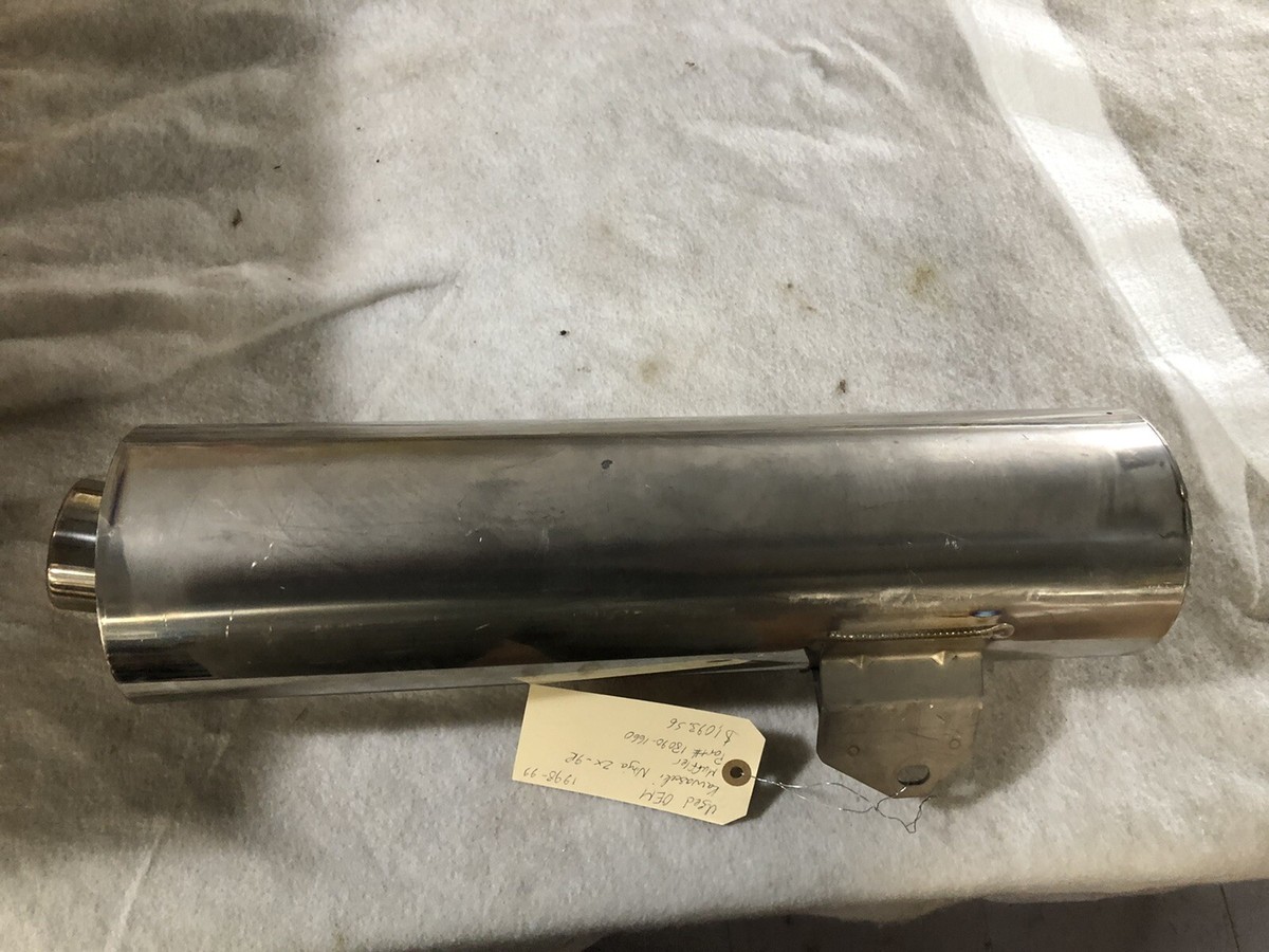 Kawasaki 1998 1999 ZX9R OEM Titanium Muffler Exhaust Slip On Kawasaki 1998 1999 ZX9R OEM Titanium Muffler Exhaust Slip On