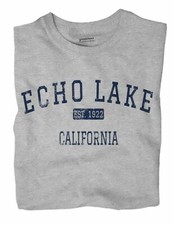 Echo Lake California CA T-Shirt EST
