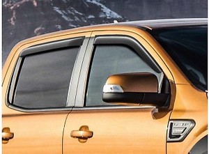 Ford Genuine Oem Desviadores De Ventana Lateral Humo Para