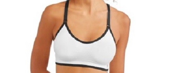 danskin sports bra front closure