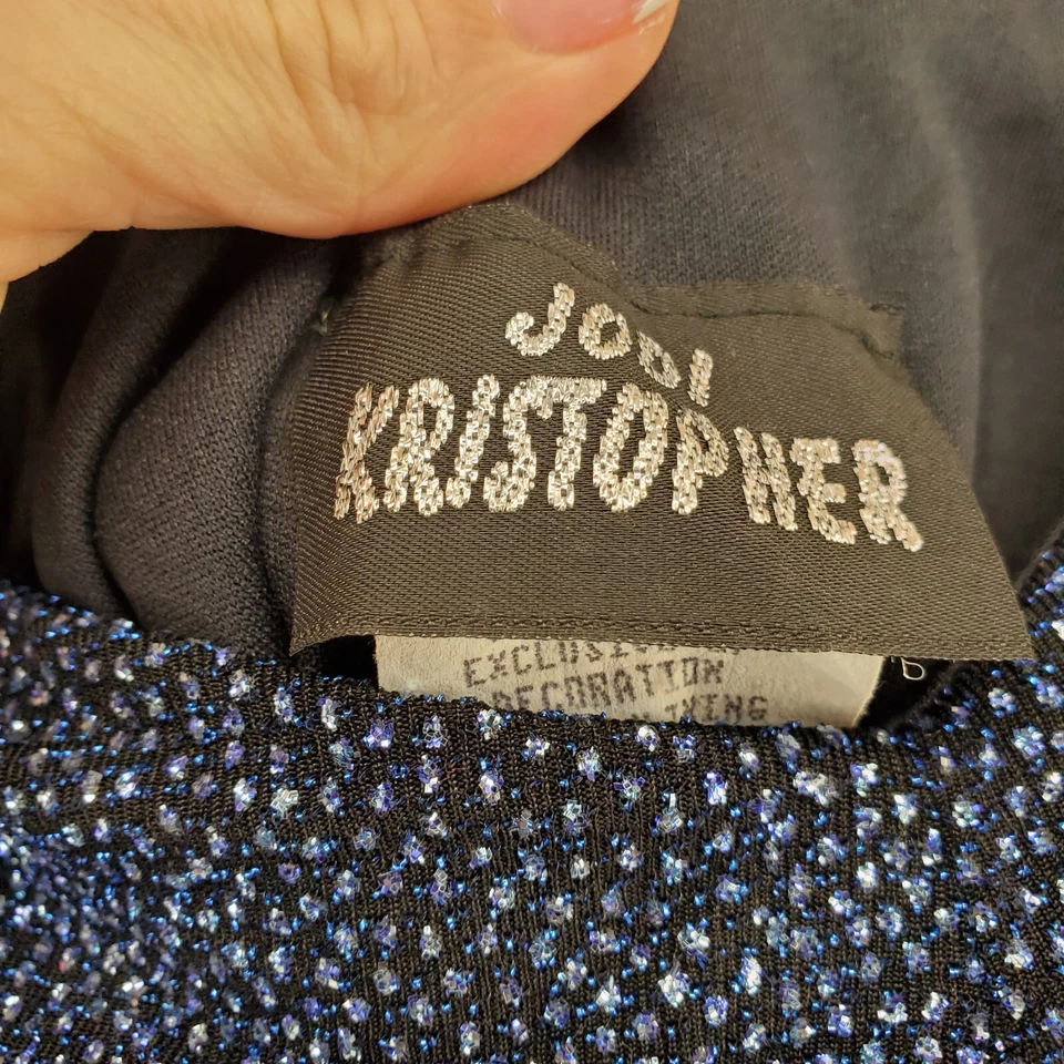 Vestido recto JODI KRISTOPHER para mujer grande vintage caprichoso gótico maxi elástico Foto 3 de 4