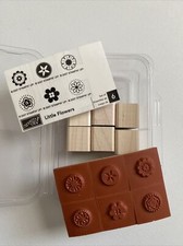 2007 Stampin Up Little Flowers - 6 rubber stamps NEW