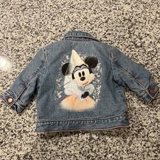 Disney Store Studio Collection Princess Minnie Jean Jacket Unique Cute Toddler
