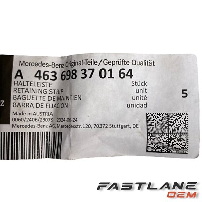 2019-2024 MERCEDES-BENZ G550 RETAINING STRIP SET OF 3 PCS NEW OEM