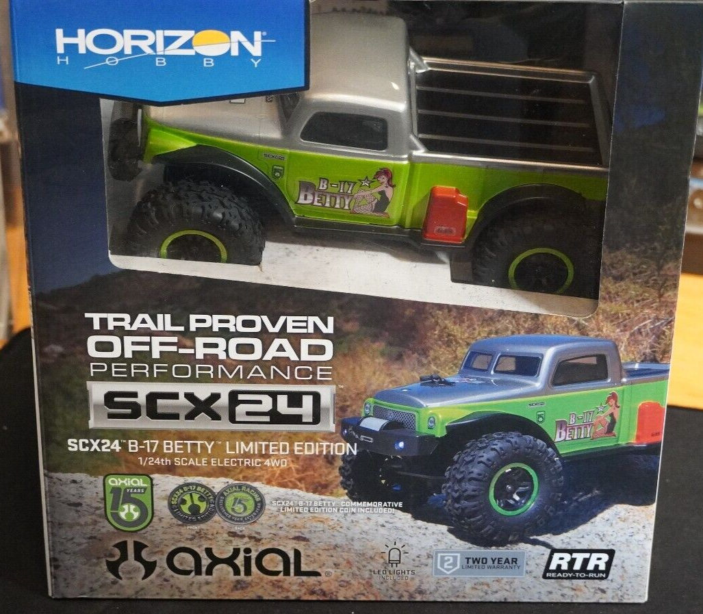 Axial SCX24 B-17 Betty Limited Edition- Sealed. Chassis number