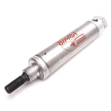 Bimba 122-NRP Non-Rotating Air Cylinder, Single Acting, Bore: 1-1/4", Stroke: 2"
