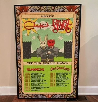 Clutch + Rival Sons 2024 Poster