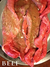 Designer decoration Poster.Beef.Ultra Modern Kitchen food art decor.q0043