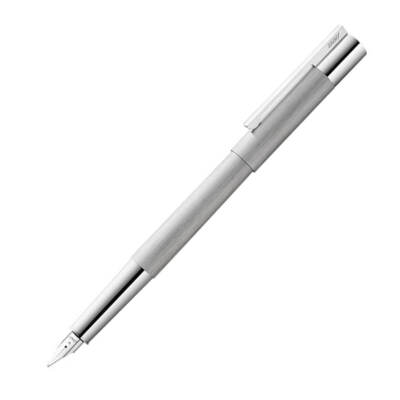 Lamy L51M Scala Medium Nib Brushed Stainless Steel Fountain Pen