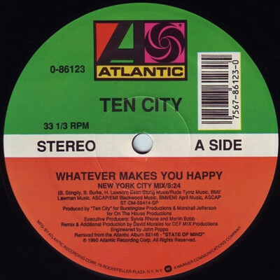 Ten City Whatever Makes You Happy 12'' Vinyl Schallplatte 229060