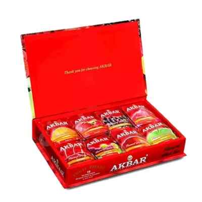 Akbar Premium Qualität Teesortiment FRUIT FIESTA 80 Teebeutel, 160g Versandko...