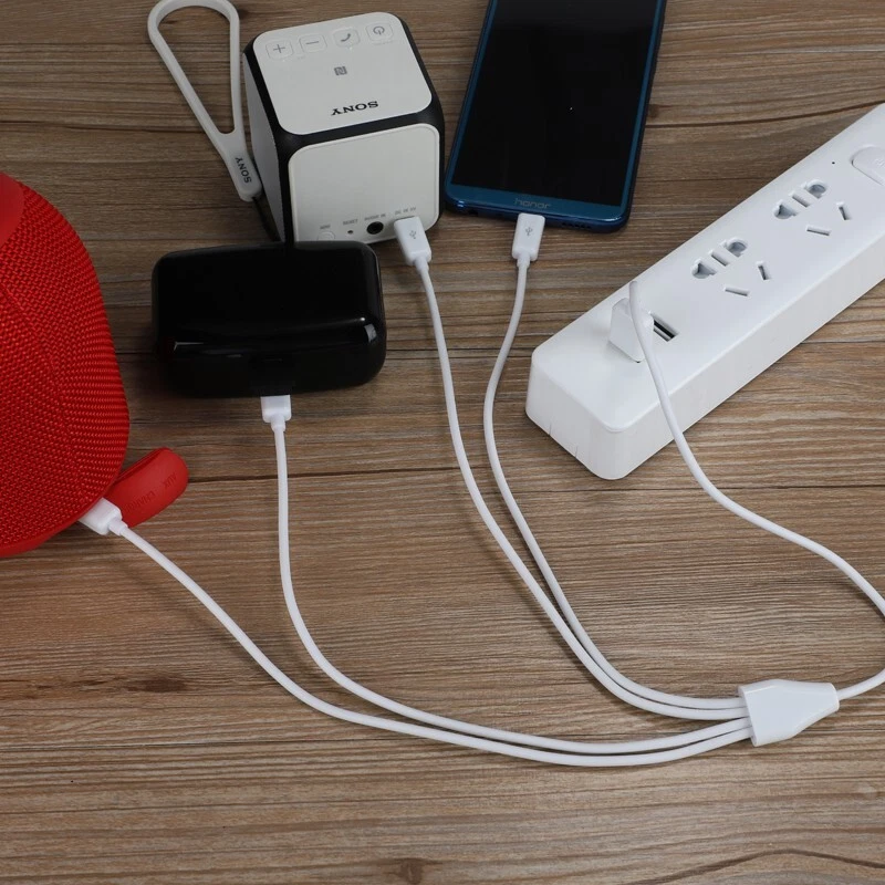 0.5meter USB A 2.0 Male to 4 x Micro USB 5 Pin Male Splitter Charging Cable - Image 2 of 4