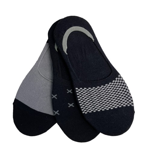 Bar III Men's 3 Pack Dress Sock Liners 10-13 Non-slip Heel Black - Picture 2 of 3