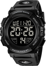 Mens Digital Watch Sports Military Watches Waterproof Outdoor Chronograph Wri...