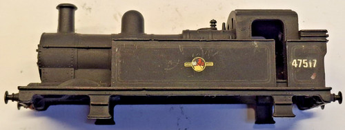 Triang 3F 0-6-0T Jinty neu lackiert & neu nummeriert '47517' NUR KAROSSERIE, BR schwarz R52 | Zustand: Used
