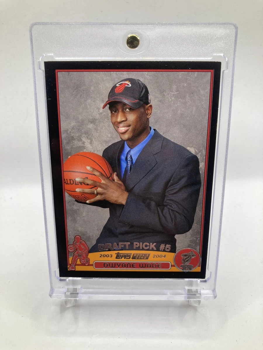 Topps Dwyane Wade Basketball Rookie Sports Trading Cards