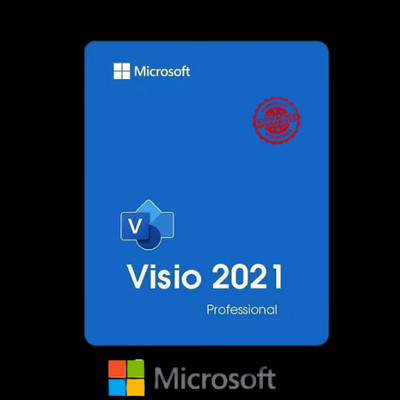 Microsoft Visio 2021 Professional Lifetime with USB & Guide Support