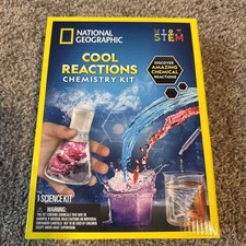National Geographic Cool Reactions Chemistry Kit Brand New