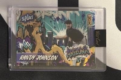 Randy Johnson Wild Card Baseball Splat Paint The Town 1/1 Case Hit Rare eBay 1/1