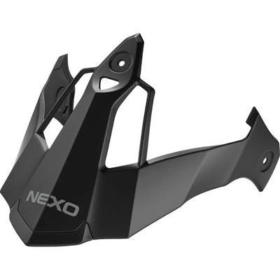 Nexo Helmschirm für MX-Line Fiberglas Endurohelm   Schwarz   Robustes Design