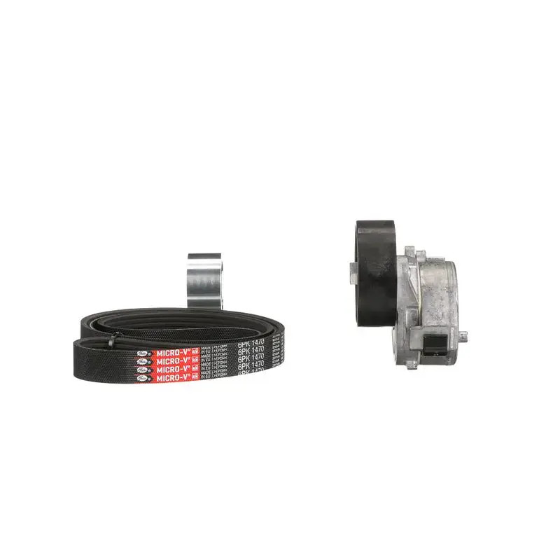 Multi-ribbed V-belt kit K026PK1470 GATES for PEUGEOT CITROËN FIAT