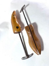 Pair Wooden and Steel Shoe Stretchers LHC 2 Vintage