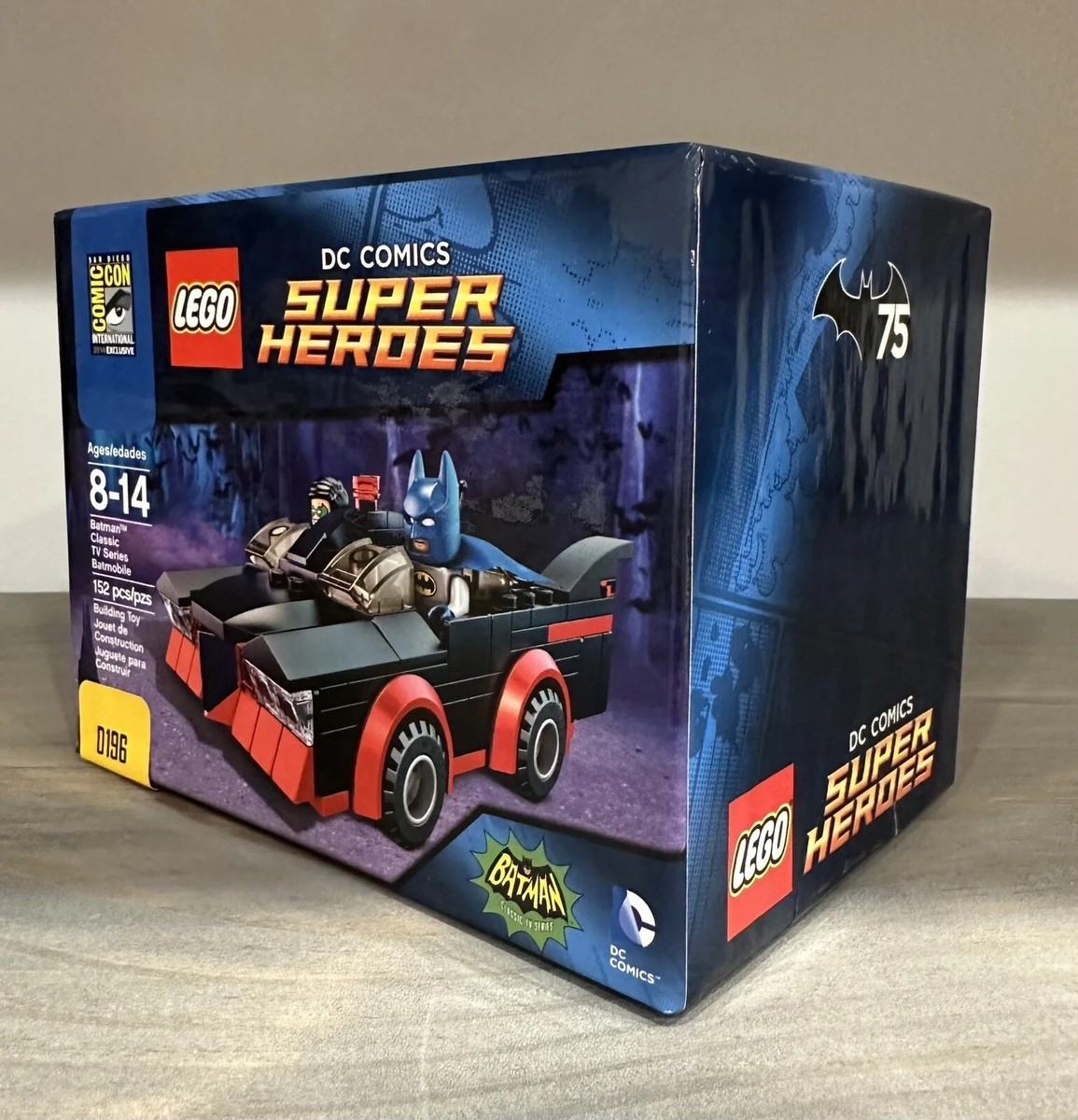 LEGO 2014 SDCC Batman Classic TV Series Batmobile 0196/1000 New