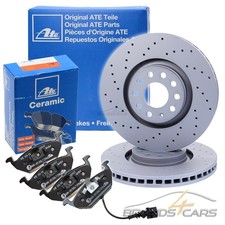 ATE BREMSSCHEIBEN GELOCHT Ø320 + CERAMIC BELÄGE+WK VORNE FÜR AUDI A4 B7 8E 04-08