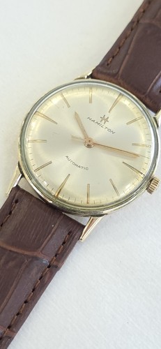 Vintage HAMILTON Automatic 689A 10k RGP Men's 32mm Watch In Working Condition - Picture 12 of 22