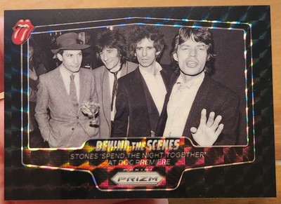 MICK JAGGER ROLLING STONES BEHIND THE SCENES LOEW'S 2025 PRIZM BLACK FINITE 1/1