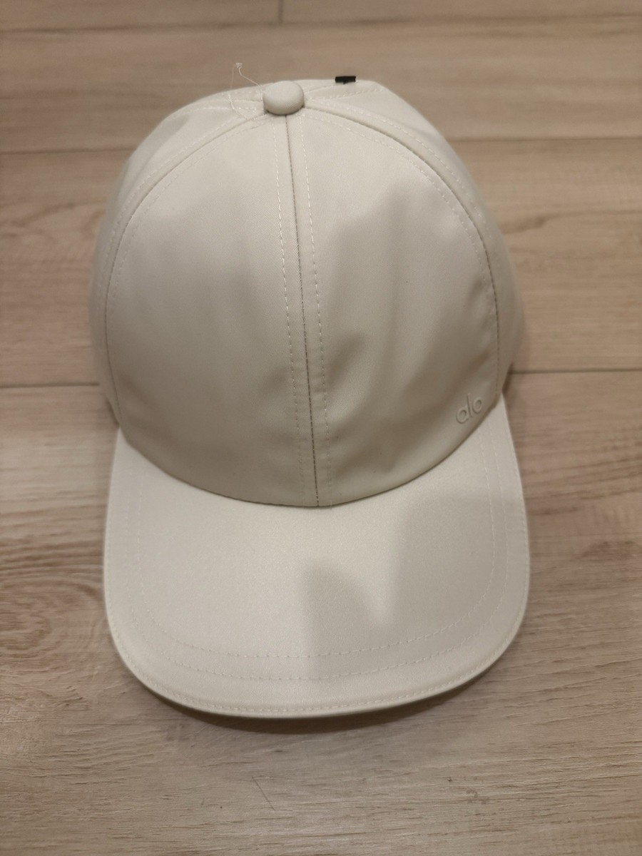 ALO Satin Off-Duty Cap, Creme | eBay